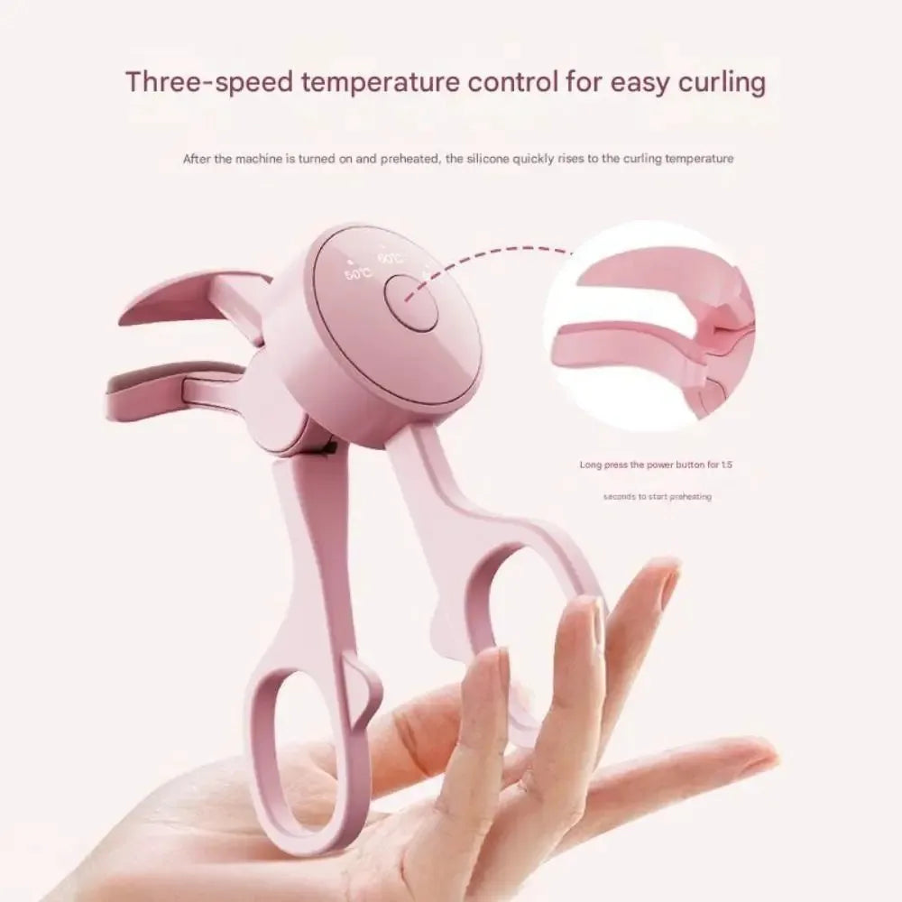 LumiGlow Pro™ - Intelligent Heated Eyelash Curler