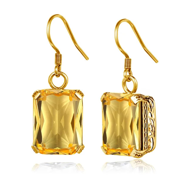FancyEarRing - Sterling Gemstones Silver Earrings