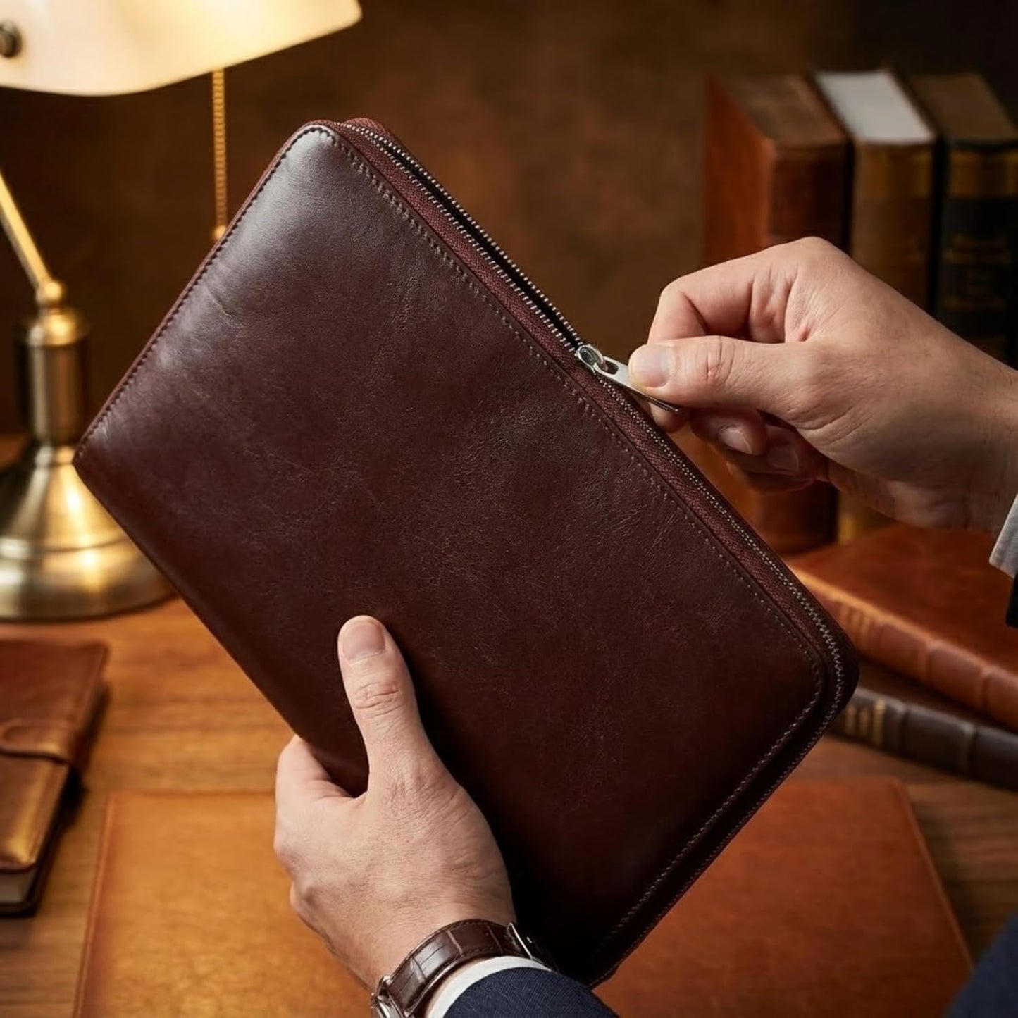 CheckBookPro™ Genuine Leather Checkbook Cover for Multiple Check Books