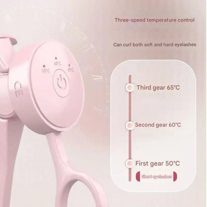 LumiGlow Pro™ - Intelligent Heated Eyelash Curler