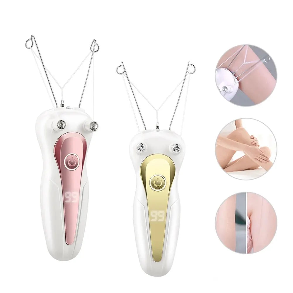 SilkThread™ - Electric Cotton Thread Facial & Body Hair Remover