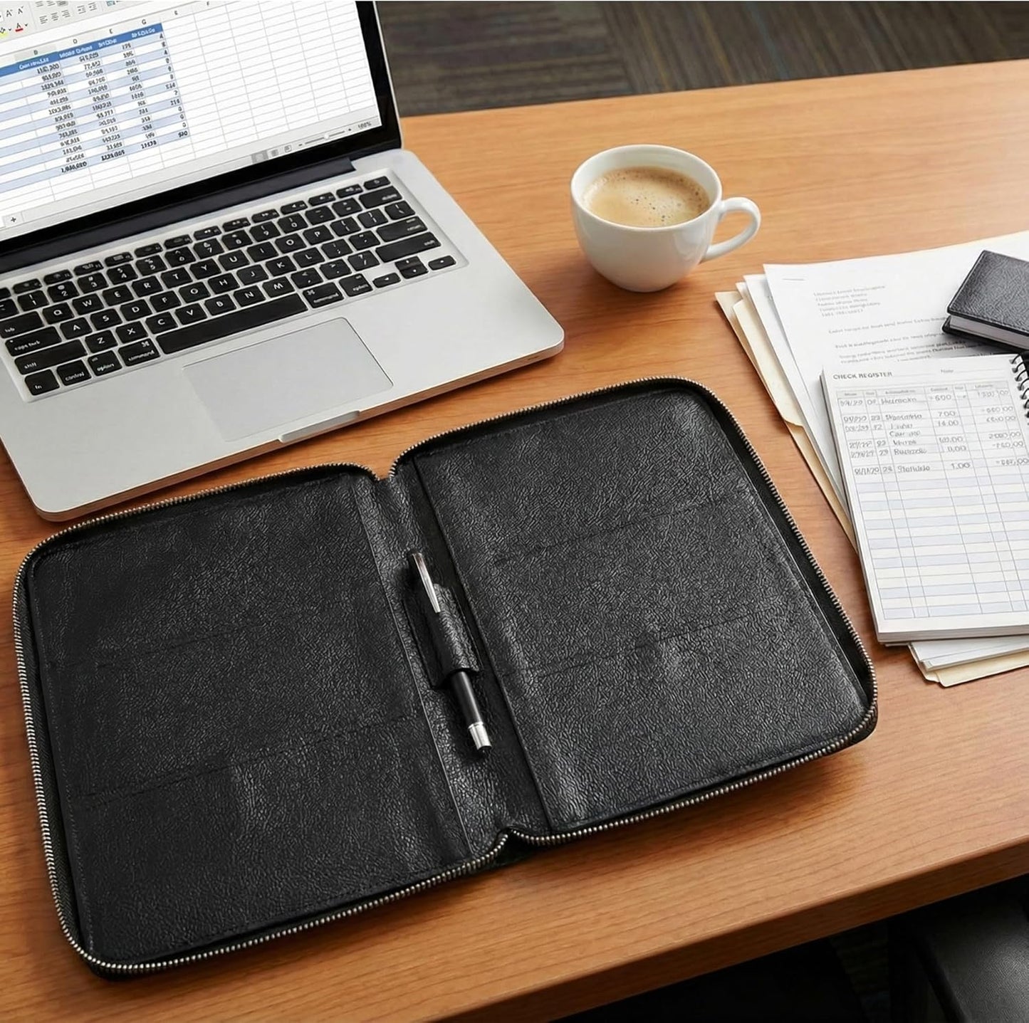CheckBookPro™ Genuine Leather Checkbook Cover for Multiple Check Books
