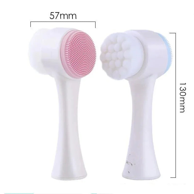 SoftBrush™ - Double Silicone Facial Cleansing Brush