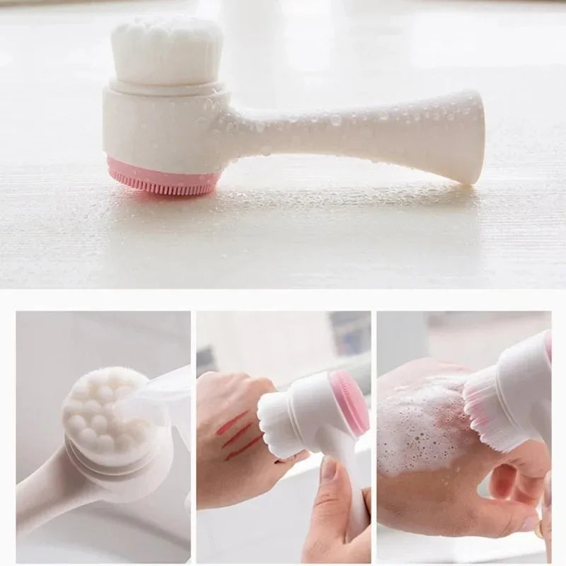SoftBrush™ - Double Silicone Facial Cleansing Brush