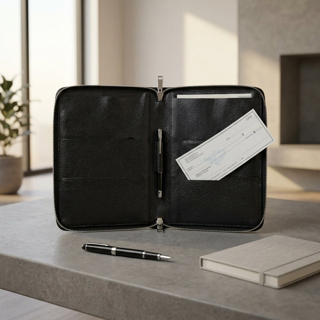 CheckBookPro™ Genuine Leather Checkbook Cover for Multiple Check Books