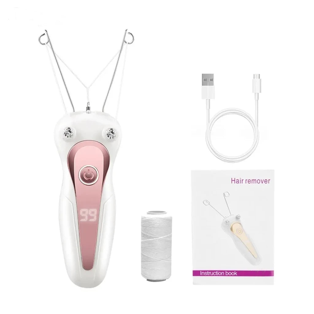 SilkThread™ - Electric Cotton Thread Facial & Body Hair Remover