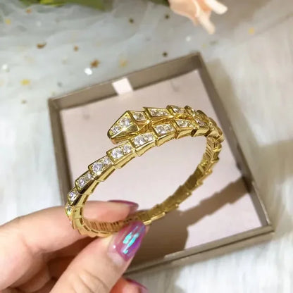 FancyBrace -Gold-plated Oval Zircon Bracelet